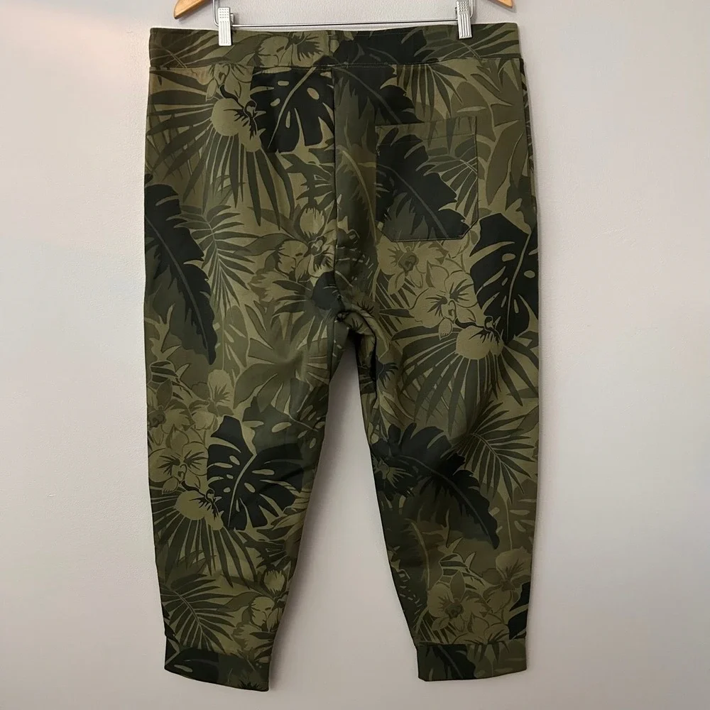 Polo Ralph Lauren‎ Sweatpants Jogger Mens 1XB Green Camo Tropical MSRP $198 NWT
